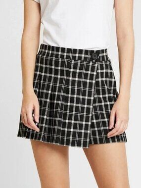 Hollister Pleated Plaid/Tartan Skort Size Small